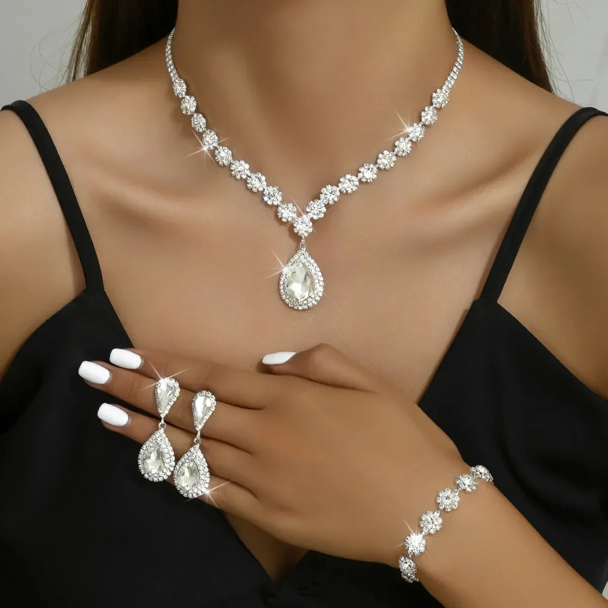 Fashion Crystal Jewelry Set