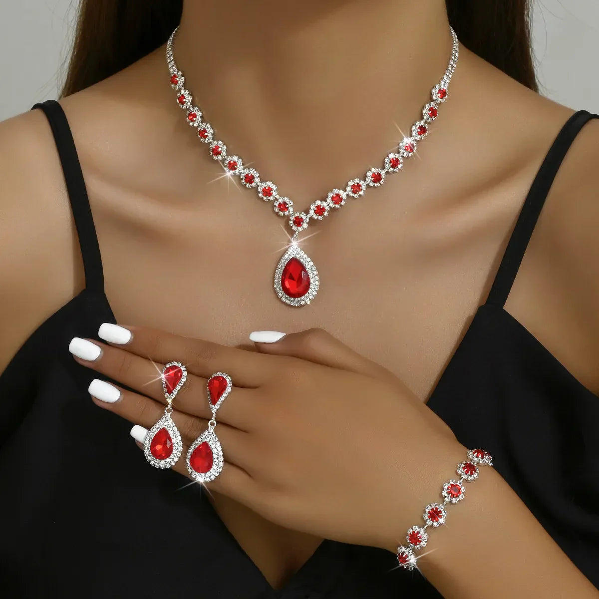 Fashion Crystal Jewelry Set