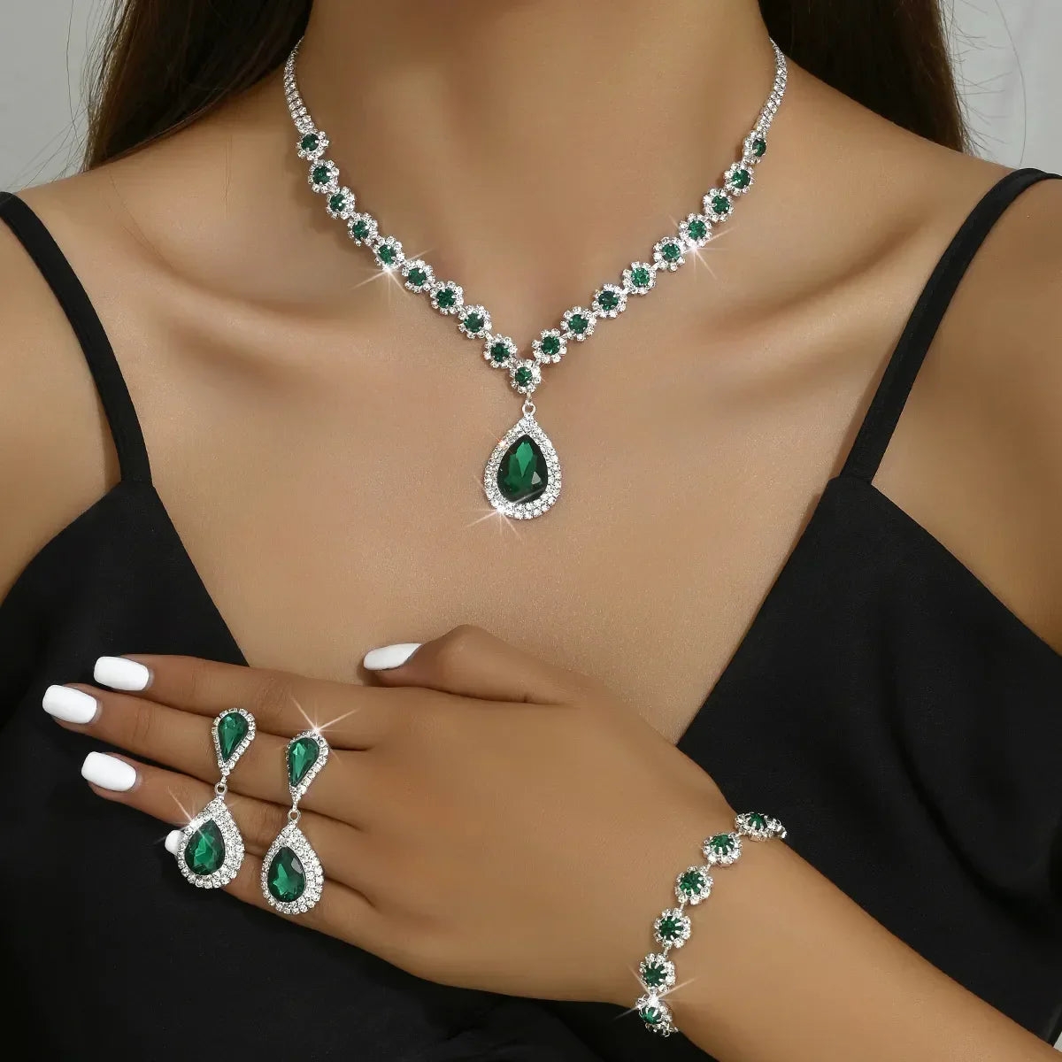 Fashion Crystal Jewelry Set